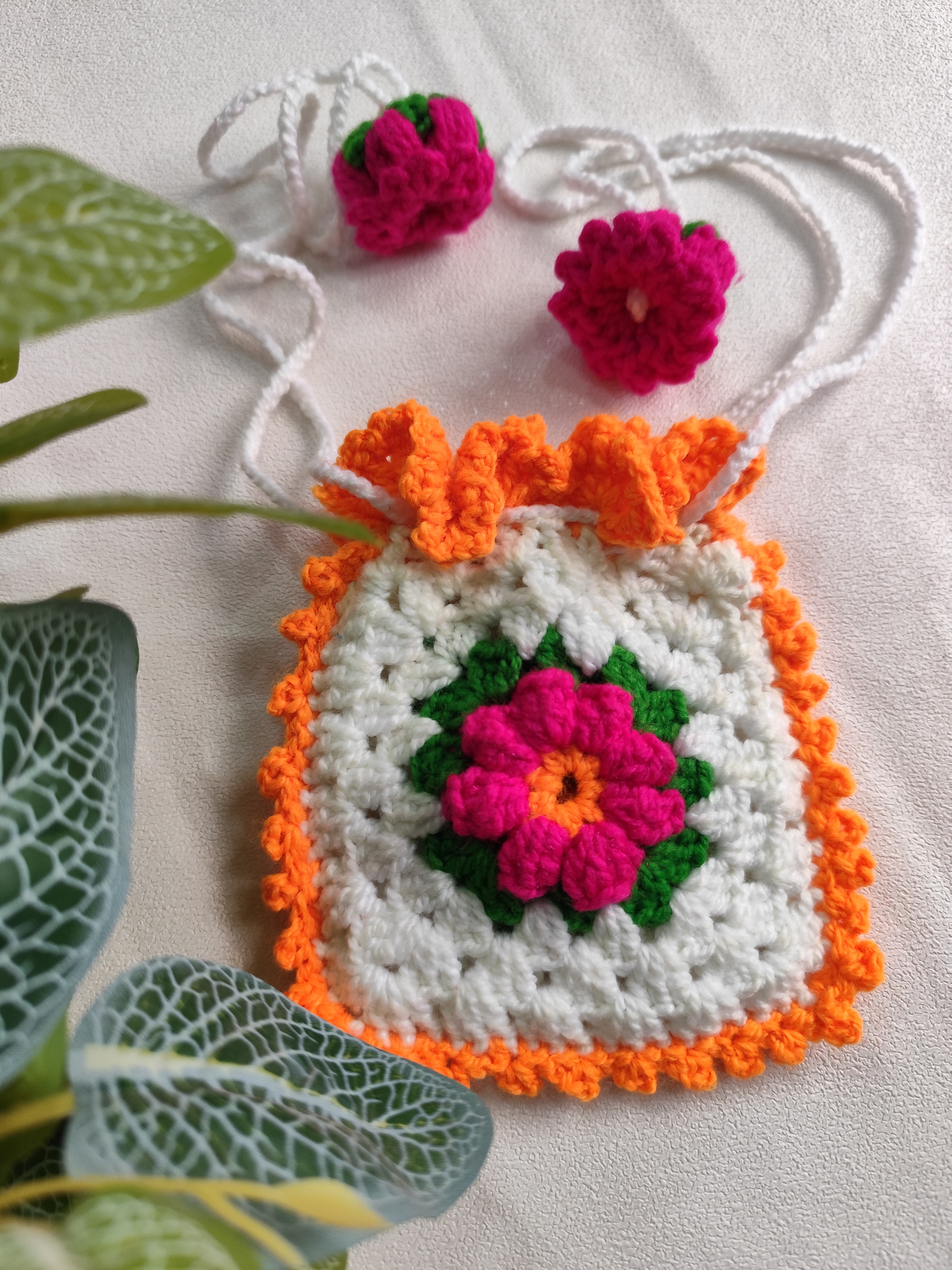 Trendy Handmade Woolen Potli Bag